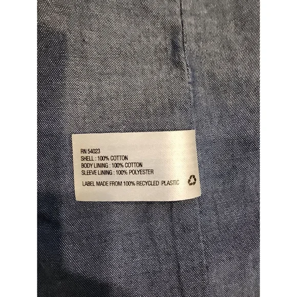 Kids Gap Blue White Stripe Academy Blazer Size 6 - Picture 4 of 6